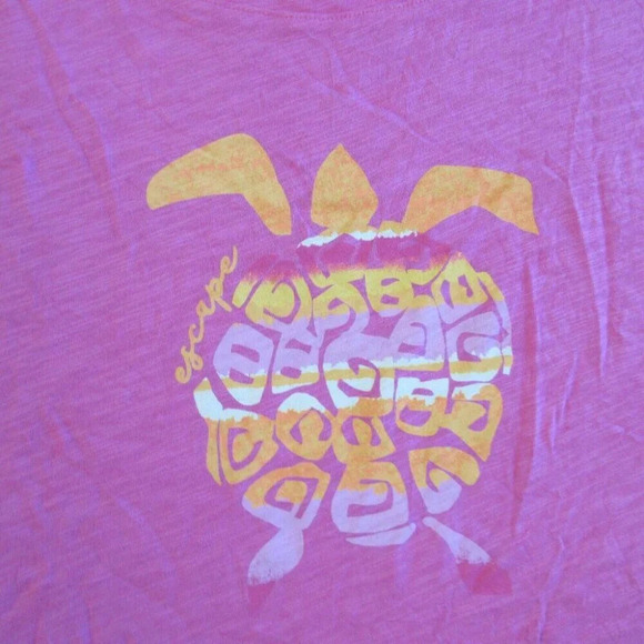 Habitat Women's Escape T Shirt Casual XL Top Pink Cotton 3/4 Sleeve Beach  204 - Picture 2 of 12